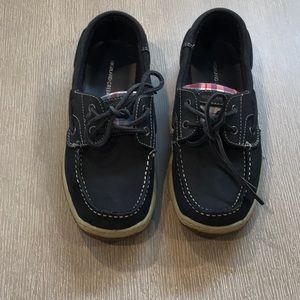 EUC navy boat shoes